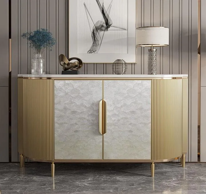 2 Door Shell Sideboard Cabinet | SHUKTI