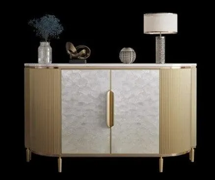 2 Door Shell Sideboard Cabinet | SHUKTI