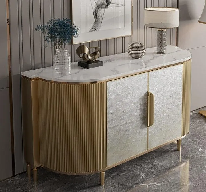 2 Door Shell Sideboard Cabinet | SHUKTI