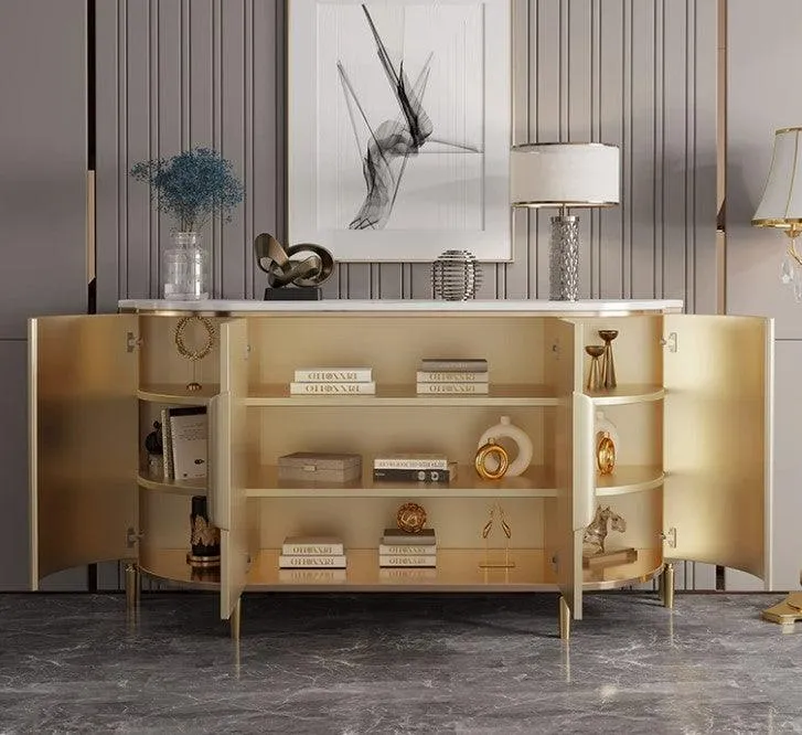 2 Door Shell Sideboard Cabinet | SHUKTI