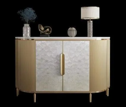 2 Door Shell Sideboard Cabinet | SHUKTI