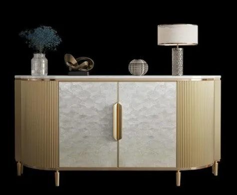 2 Door Shell Sideboard Cabinet | SHUKTI