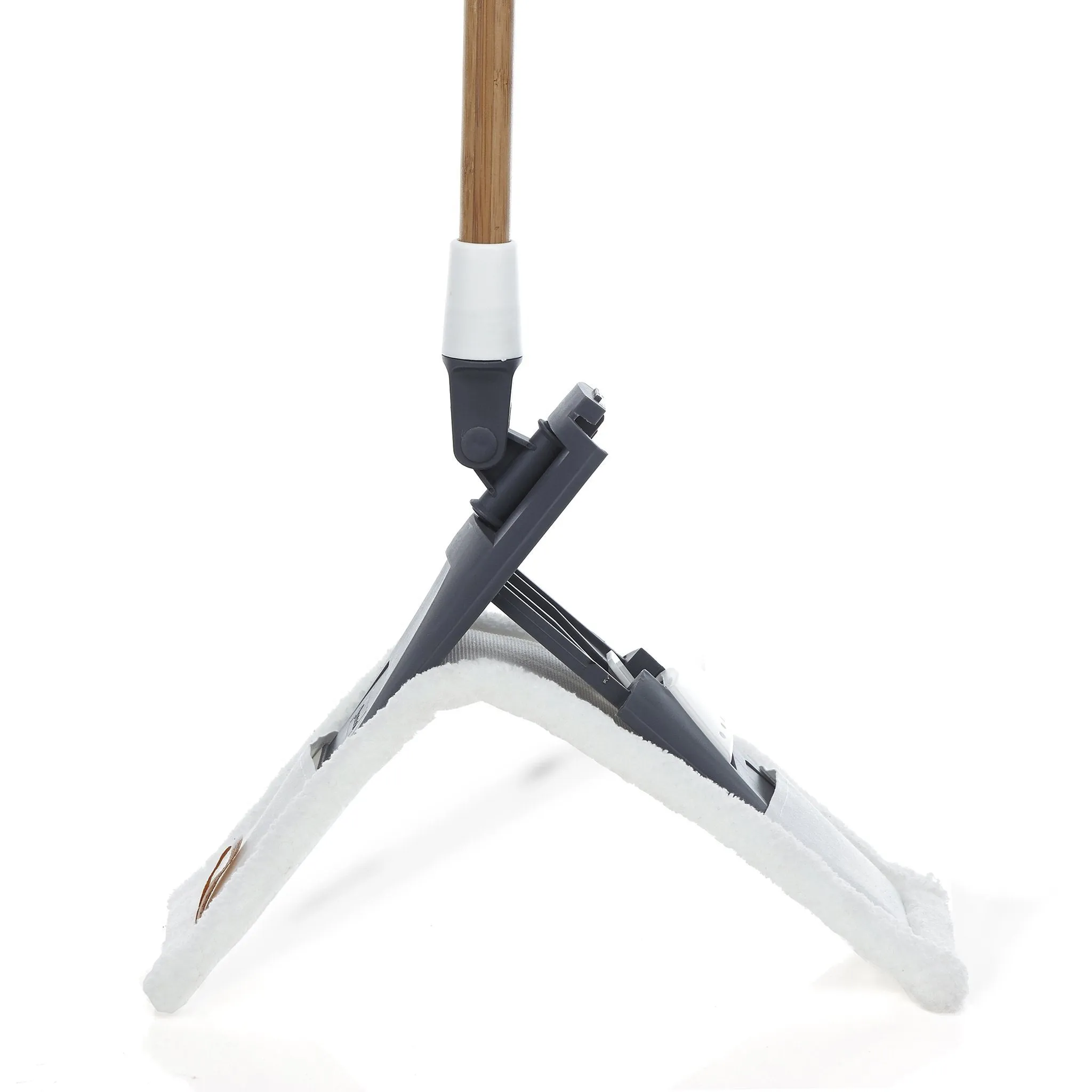 2-in-1 Wet/Dry Microfiber Mop and Broom Set