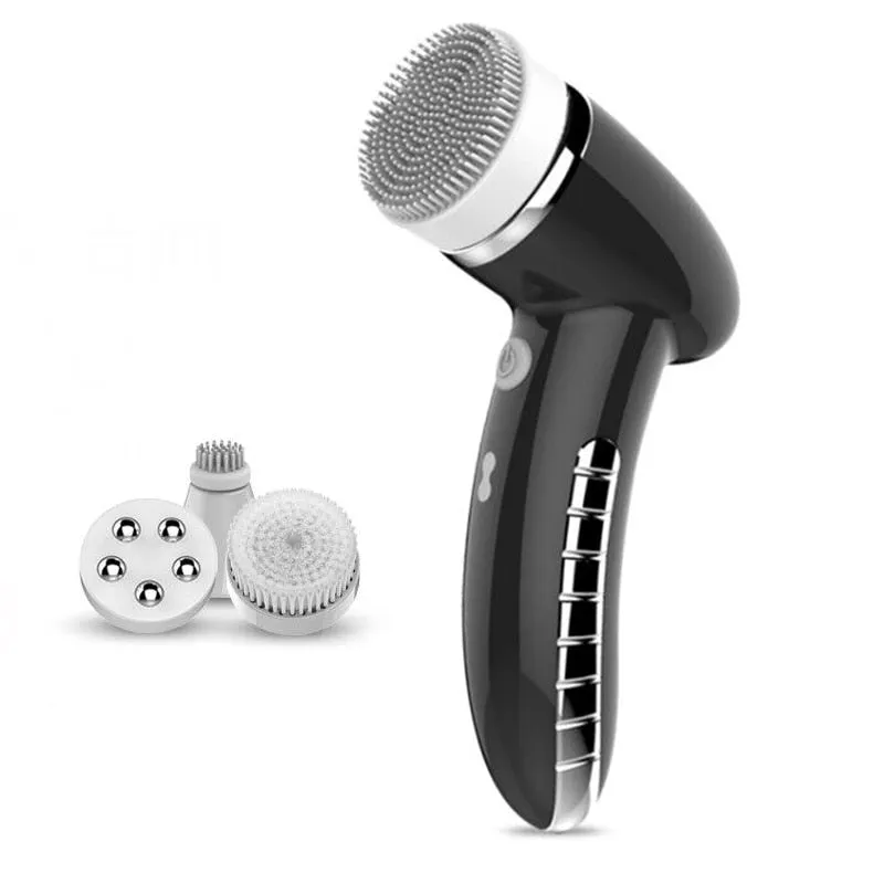 360 Degree Rotation Mini Face Cleanser Brush - Deep Pore Cleansing   Face Massage