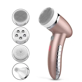 360 Degree Rotation Mini Face Cleanser Brush - Deep Pore Cleansing   Face Massage