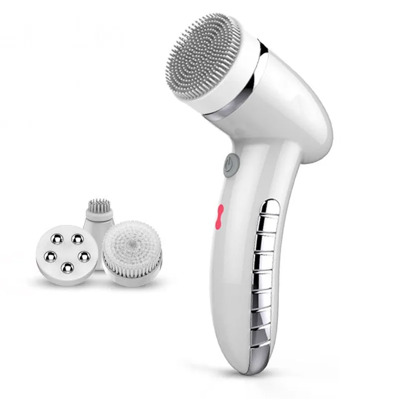 360 Degree Rotation Mini Face Cleanser Brush - Deep Pore Cleansing   Face Massage