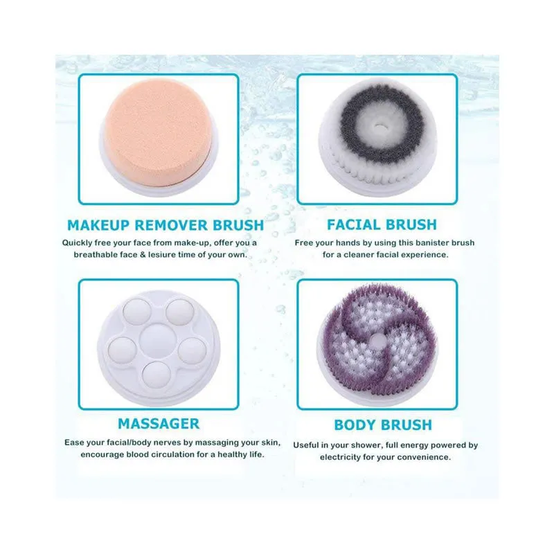 4 In 1 Multifunction Facial Cleansing Brush