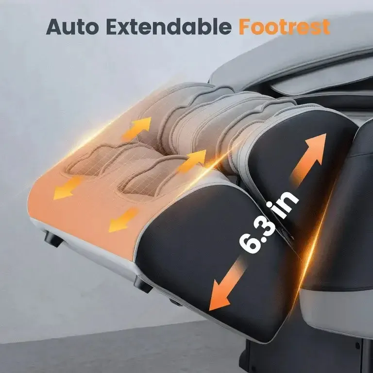4D Massage Chair with APP Control, 55” SL Track, 3 Zero Gravity Modes – Ultimate Full Body Relaxation