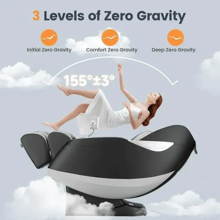 4D Massage Chair with APP Control, 55” SL Track, 3 Zero Gravity Modes – Ultimate Full Body Relaxation