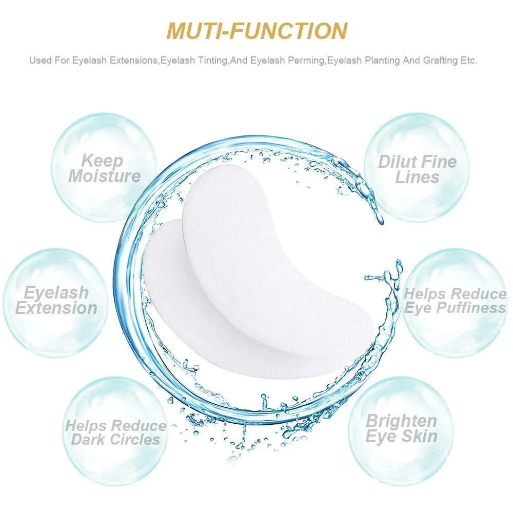 50pairs/pack New Paper Patches Eyelash Under Eye Pads Lash Eyelash Extension Paper Patches Eye Tips Sticker Wraps Make Up Tools