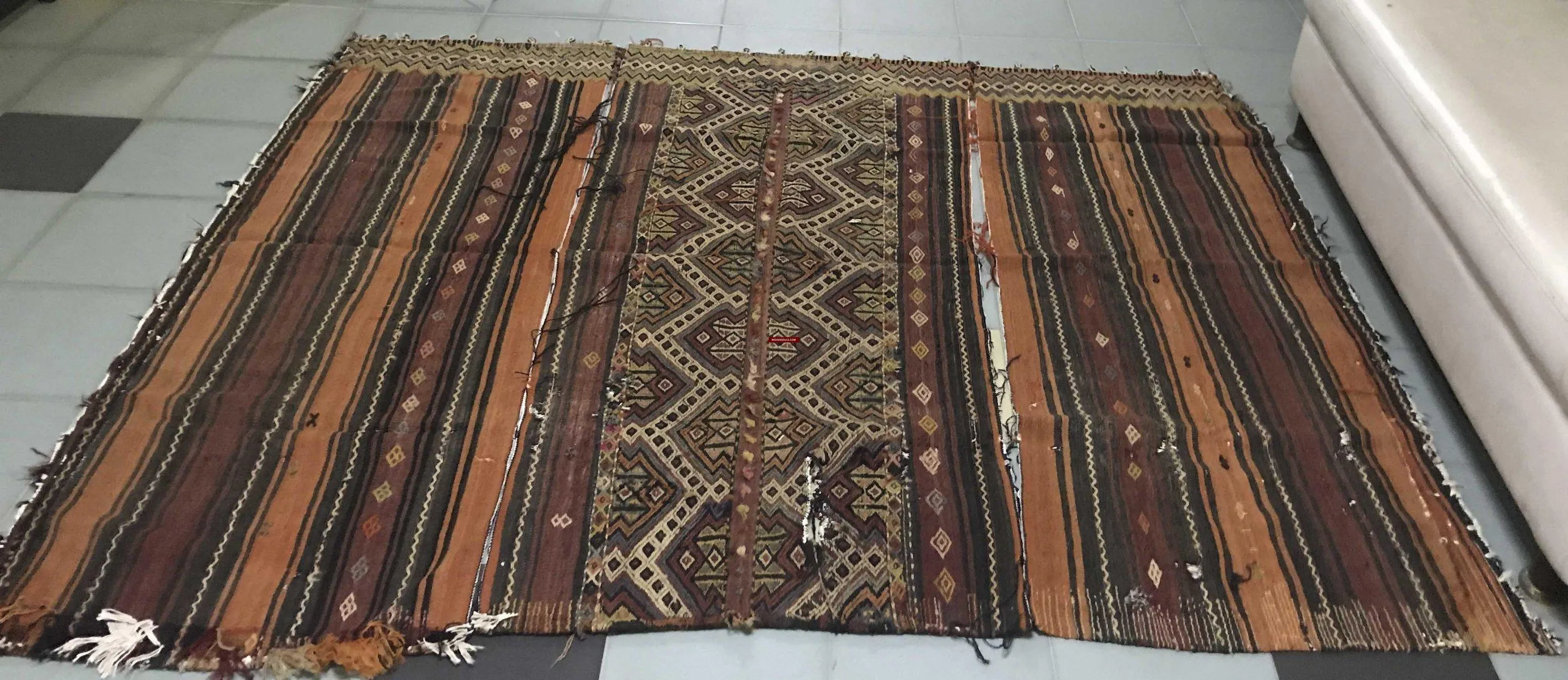 805 SOLD Set of 3 Vintage Anatolian Nomadic (Yoruk) Cicim Tent Doors