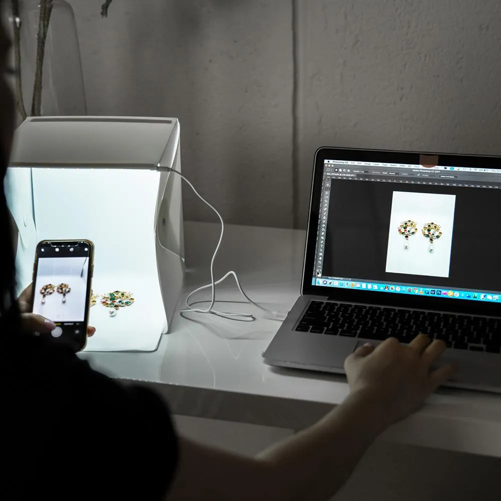 9" Etsy & Jewellery Product Photography Lighting Tent - 'STUDIO MATE'