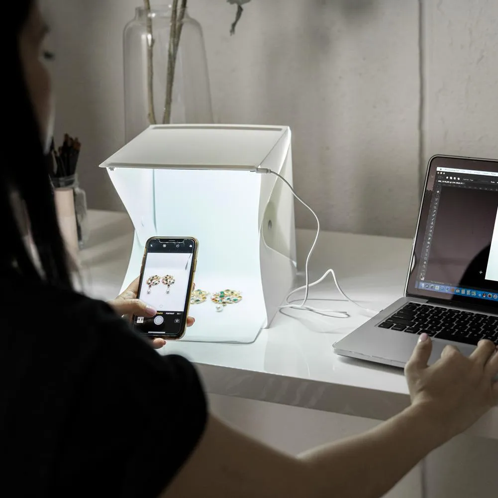 9" Etsy & Jewellery Product Photography Lighting Tent - 'STUDIO MATE'