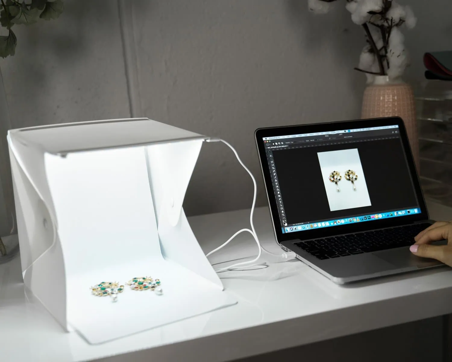 9" Etsy & Jewellery Product Photography Lighting Tent - 'STUDIO MATE'