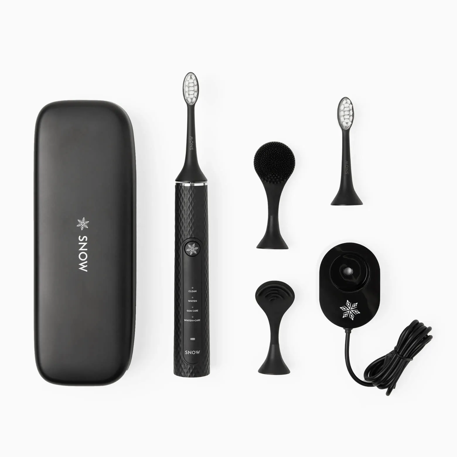 Advanced LED Whitening Toothbrush with Self-Sanitizing Case & Attachments