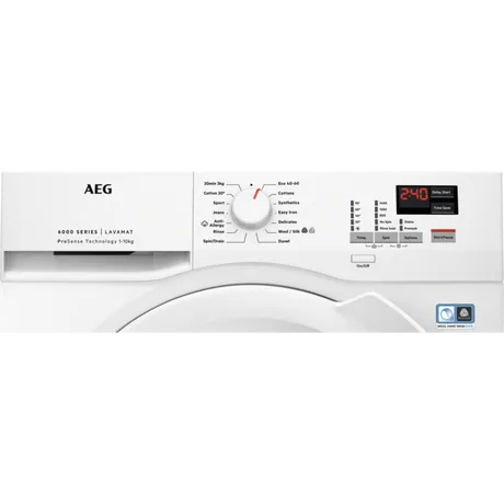 AEG L6FBK141B Series 6000 ProSense 10kg 1400 Spin Washing Machine White