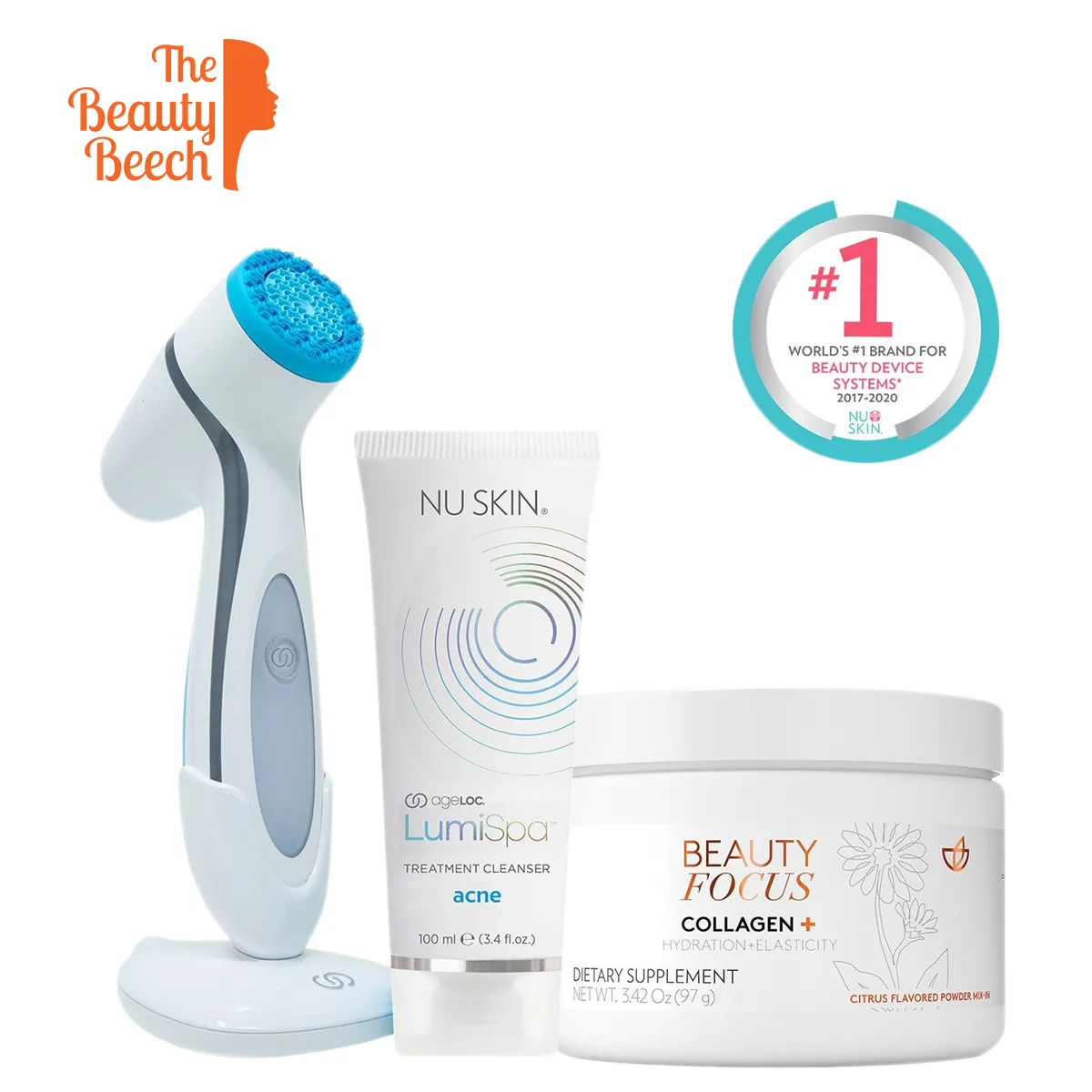 ageLOC® LumiSpa® Kit (Acne) & Beauty Focus™ Collagen  Pack