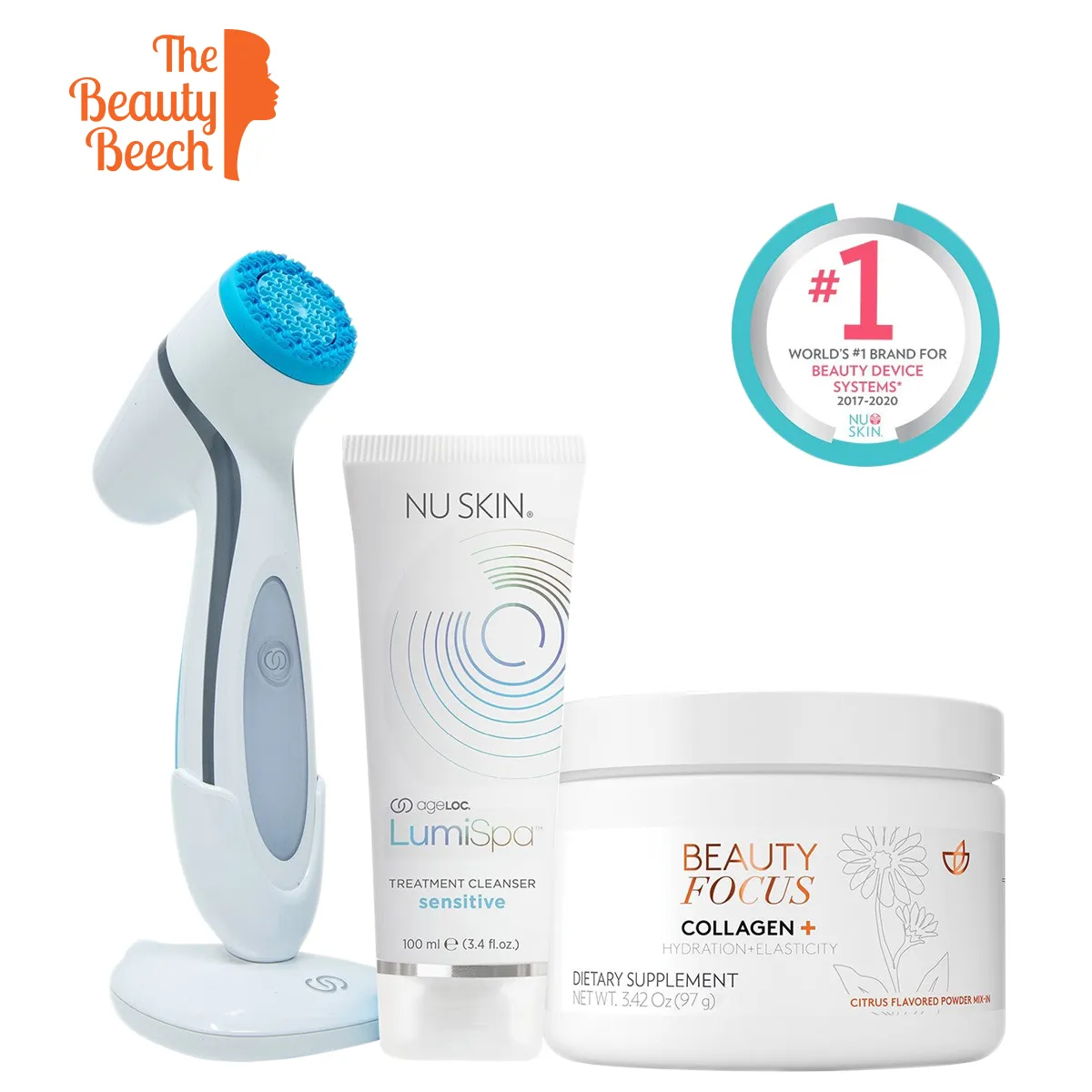 ageLOC® LumiSpa® Kit (Sensitive) & Beauty Focus™ Collagen  Pack