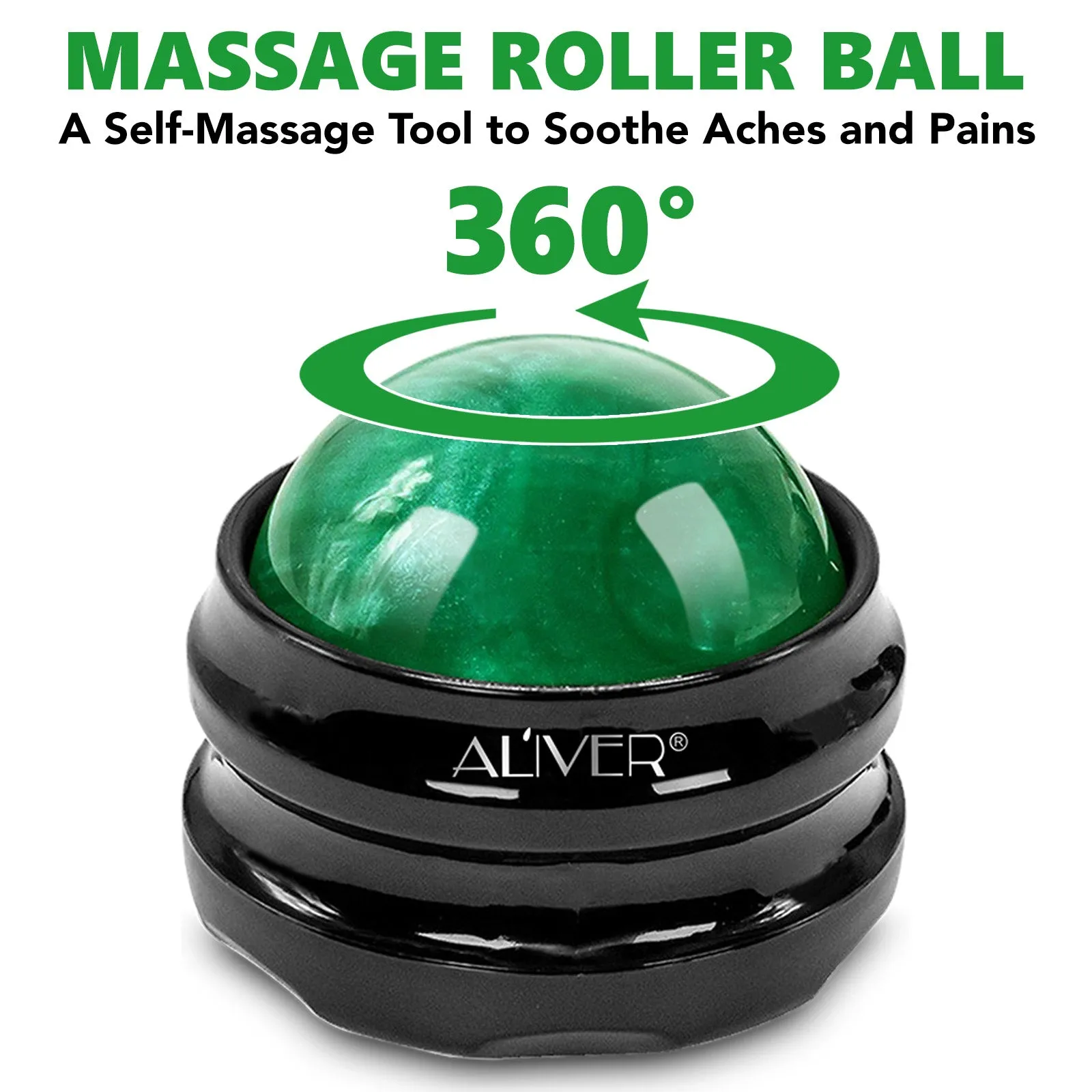 Aliver Massage Roller Ball - Green