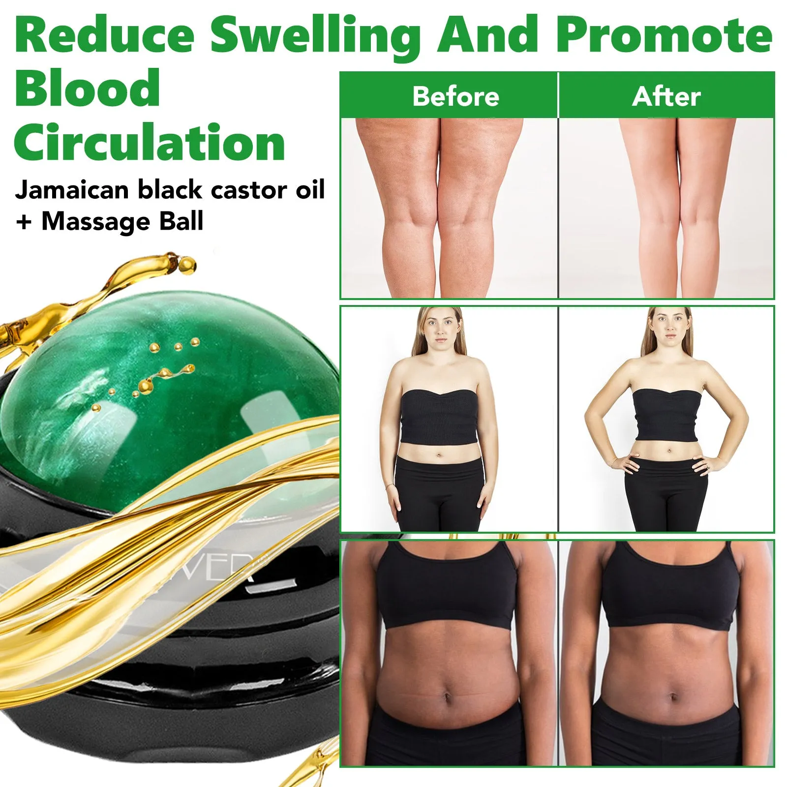 Aliver Massage Roller Ball - Green