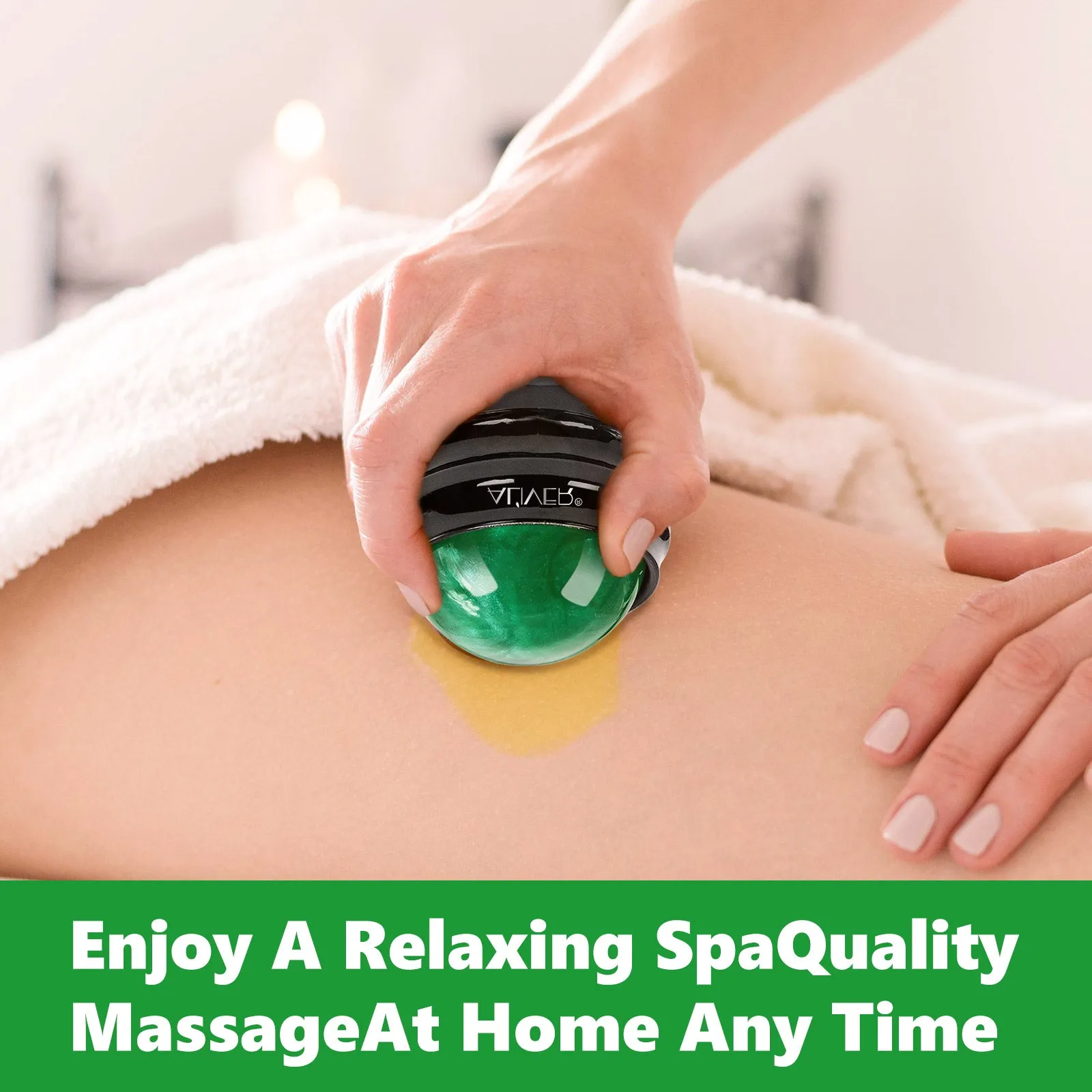 Aliver Massage Roller Ball - Green