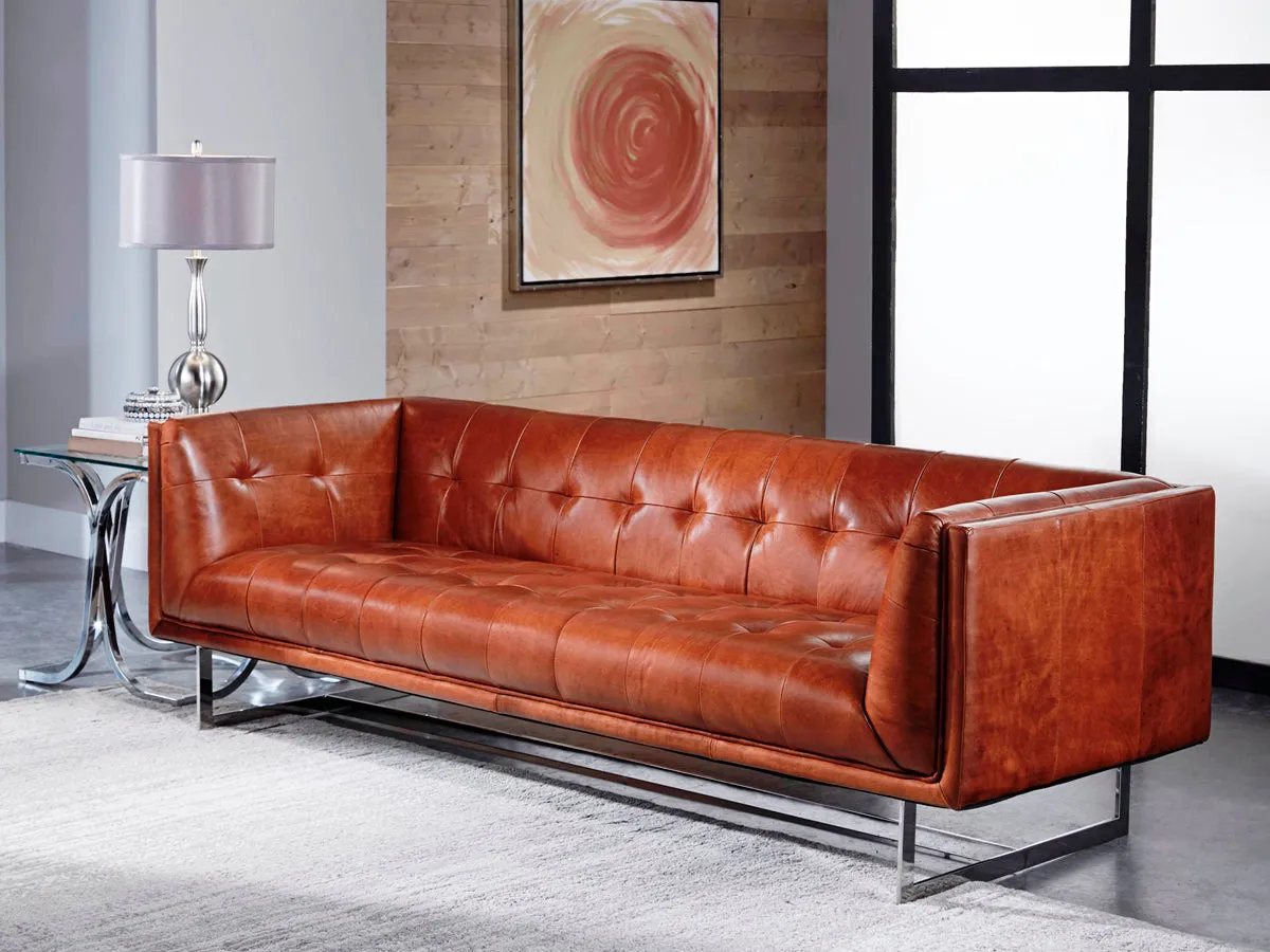 AUDLEY LEATHER SOFA