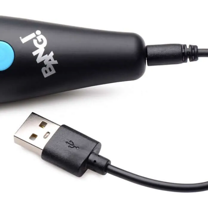 Bang! 10X Vibrating Mini Wand Blue
