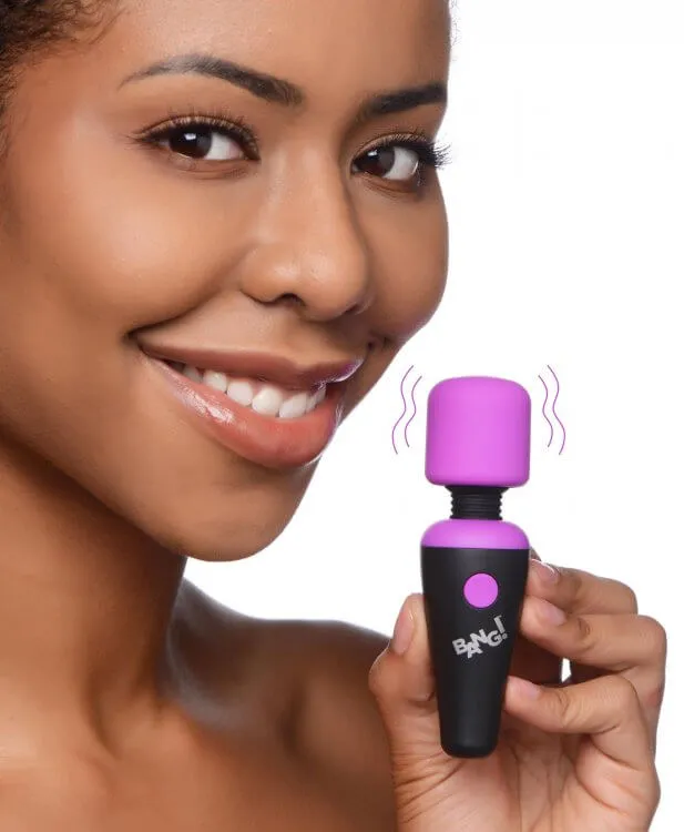 Bang! 10X Vibrating Mini Wand Purple