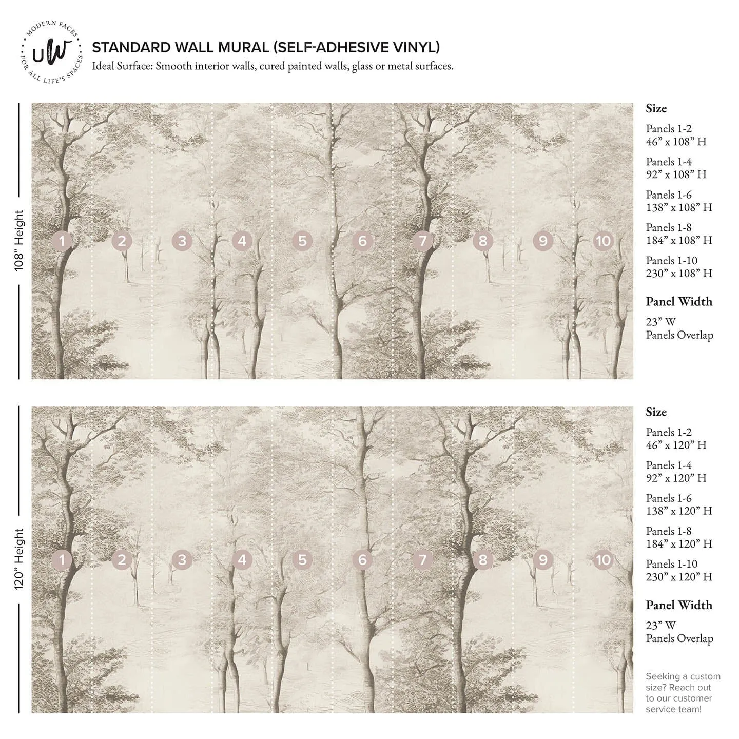 Birch Tree Wall Mural