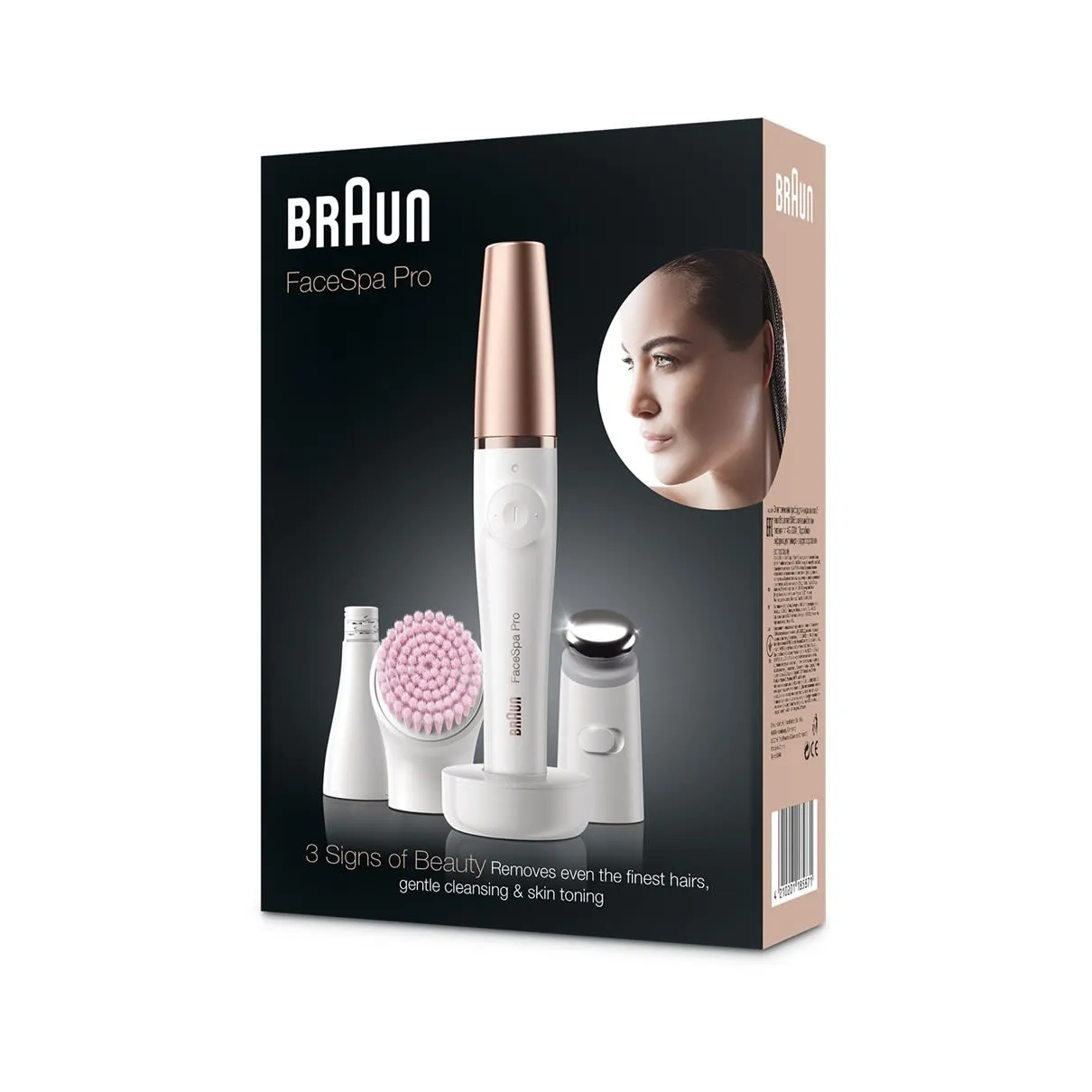 Braun Face Spa Pro SE 912 Epilator ‚Äì 3-in-1 Facial Epilator Cleanser and Skin Toning System at Home