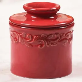 Butter Bell Crock Antique Rouge