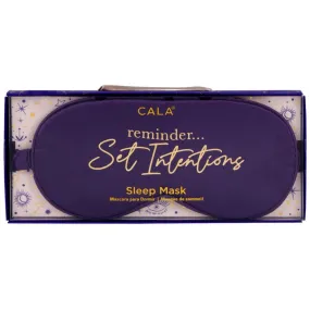 Cala Sleep Mask: Reminder Set Intentions
