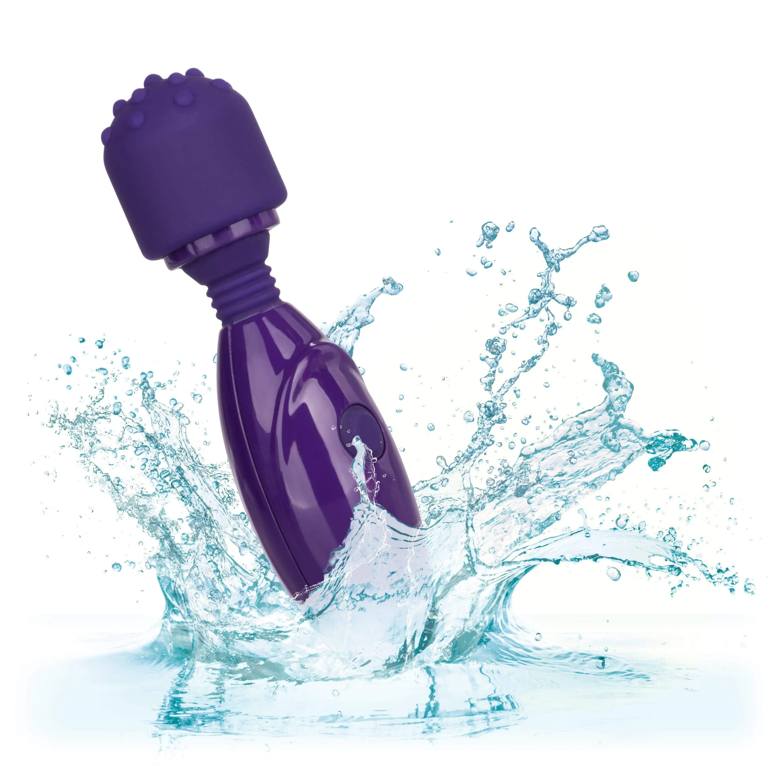 California Exotics - Tiny Teasers Nubby Mini Wand Massager (Purple)