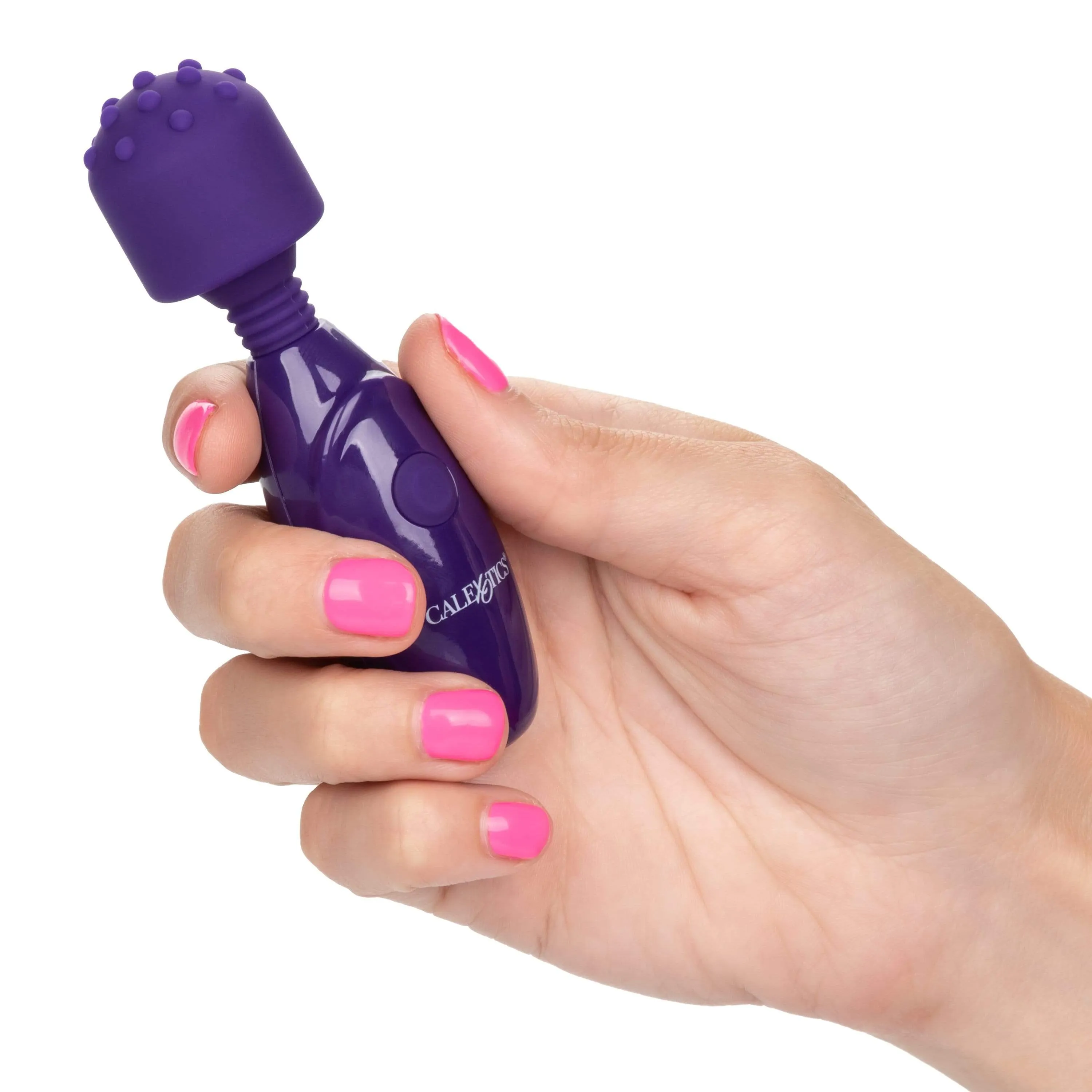 California Exotics - Tiny Teasers Nubby Mini Wand Massager (Purple)