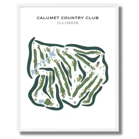 Calumet Country Club, Illinois - Printed Golf Courses