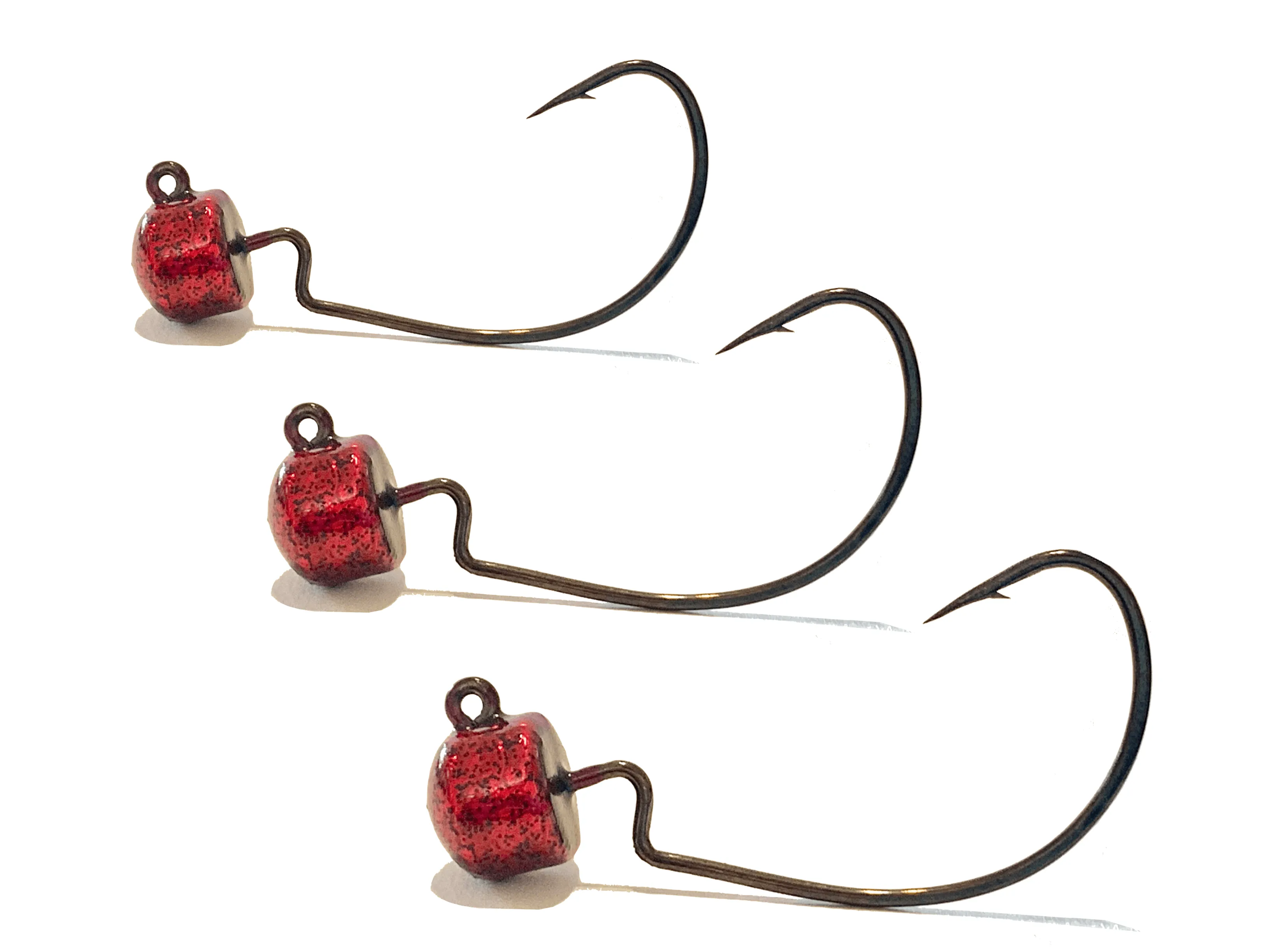 Candy Apple EWG Ned Rig Jig Heads 3pk