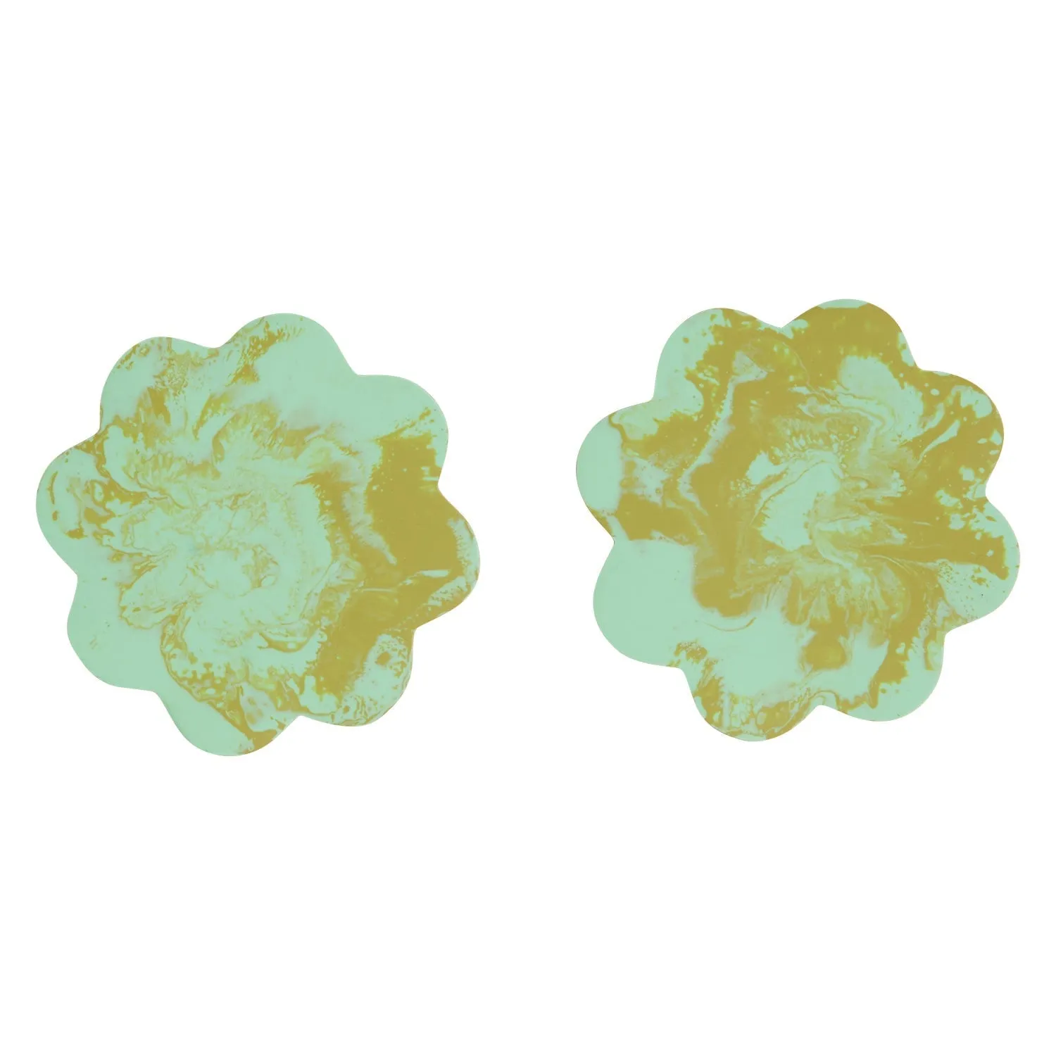 Cecilia Coasters Set of 2 - Artichoke