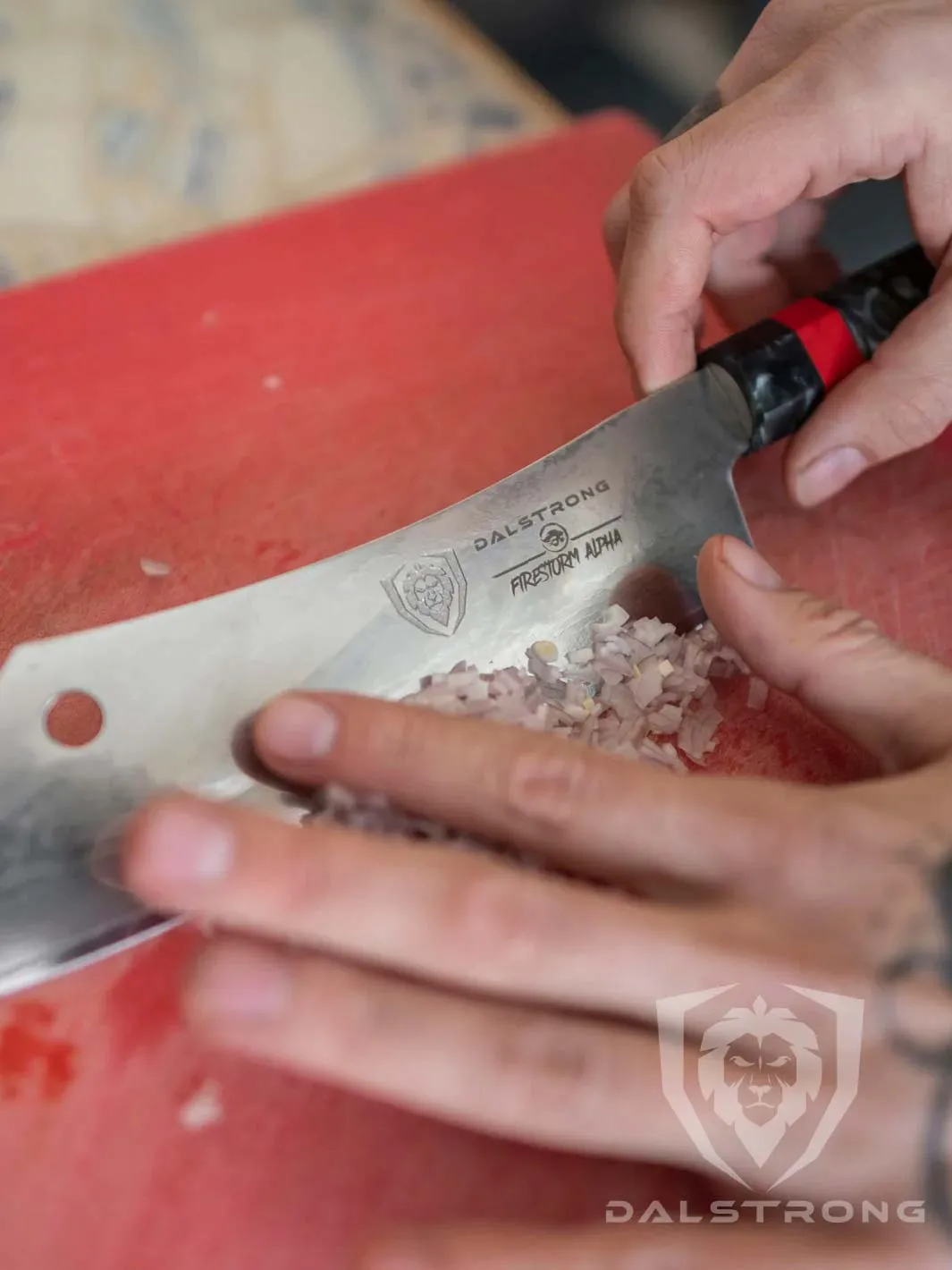 Chef & Cleaver Hybrid Knife 8" | "The Crixus" | Firestorm Alpha Series | Dalstrong ©