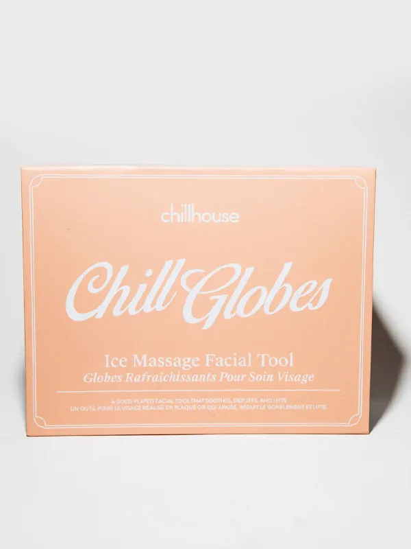 Chill Globes Ice Massage Facial Tool: Gold