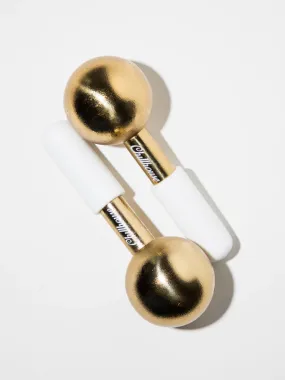 Chill Globes Ice Massage Facial Tool: Gold