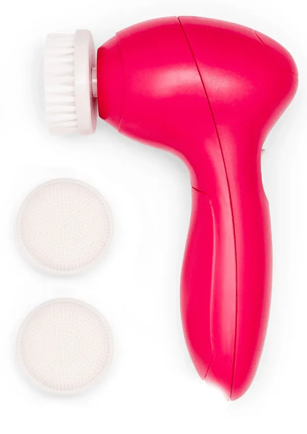 CleansePro Battery Operarted Power Face Brush with 2 Replacement Brush Heads