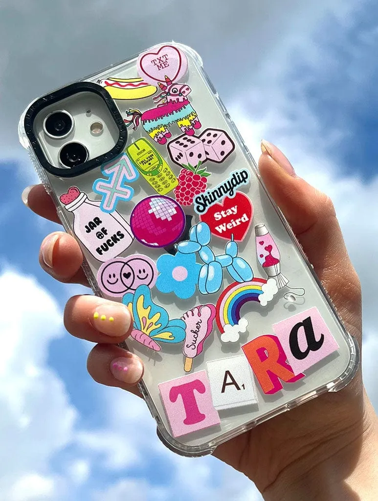 Clear Black Shock iPhone Case