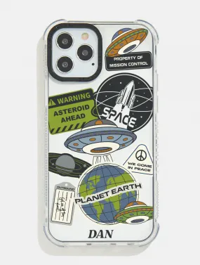 Clear Black Shock iPhone Case
