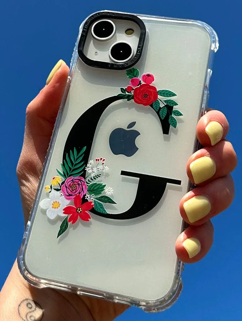 Clear Black Shock iPhone Case