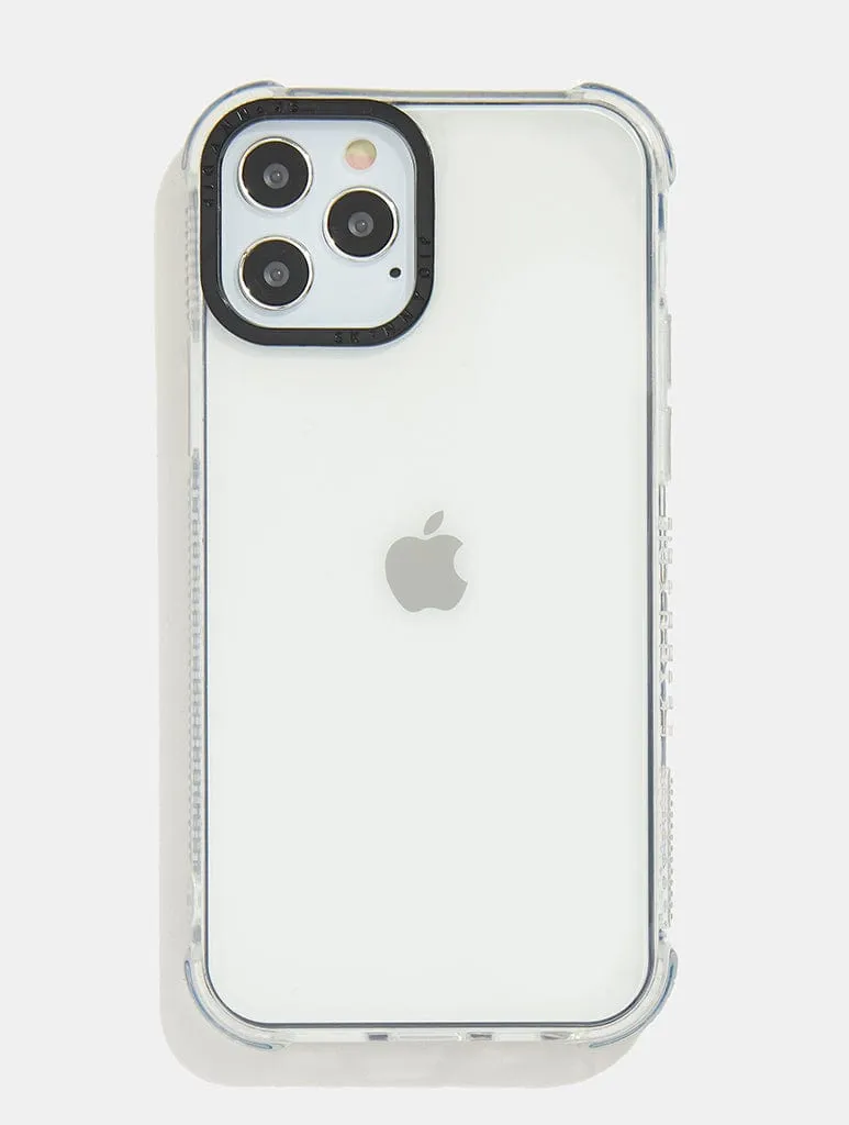 Clear Black Shock iPhone Case