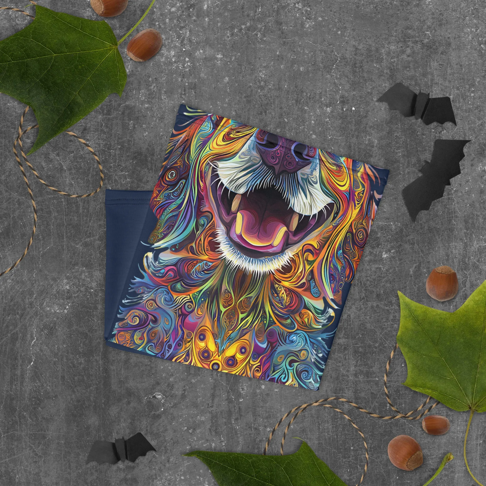 Colorful Canine Love Neck Gaiter