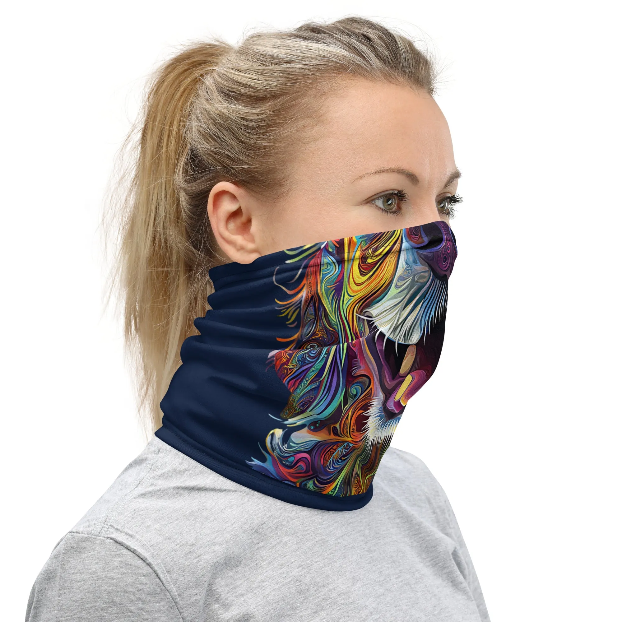 Colorful Canine Love Neck Gaiter