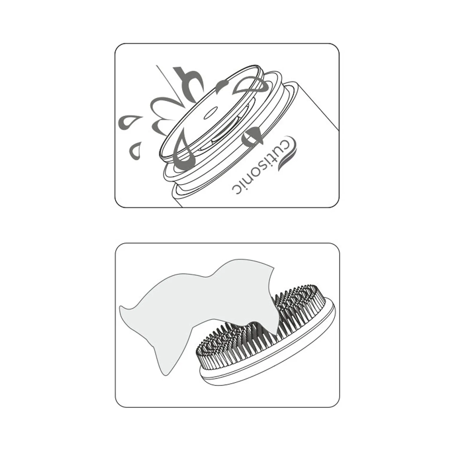 Cutisonic Silicon Facial Cleanser & Beauty Blender