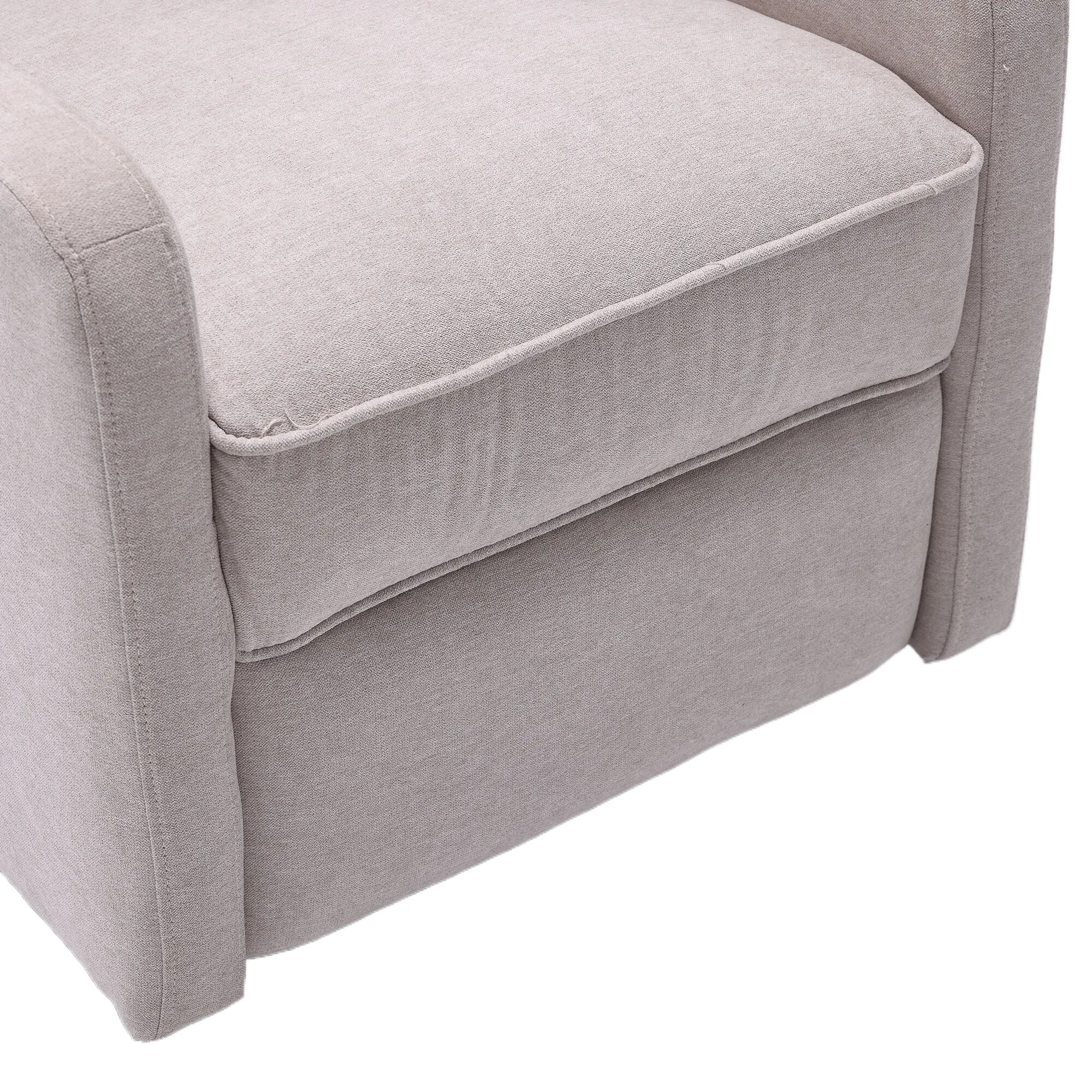 Davina Swivel Rocking Recliner Chair - Beige