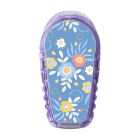 Dexcom G6/One Sensor Sticker (Sky Blue Floral)